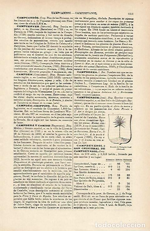Postkarten: LAMINA ESPASA 14799: Escudo de Campdevanol Girona - Varios