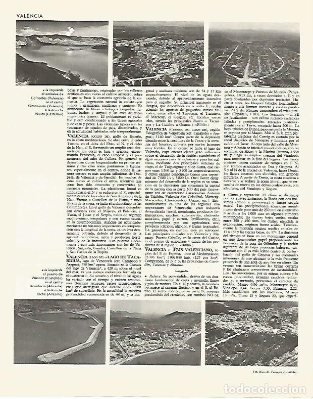 Postkarten: LAMINA LAROUSSE 70034: Embalse de Confrentes en Valencia - Varios