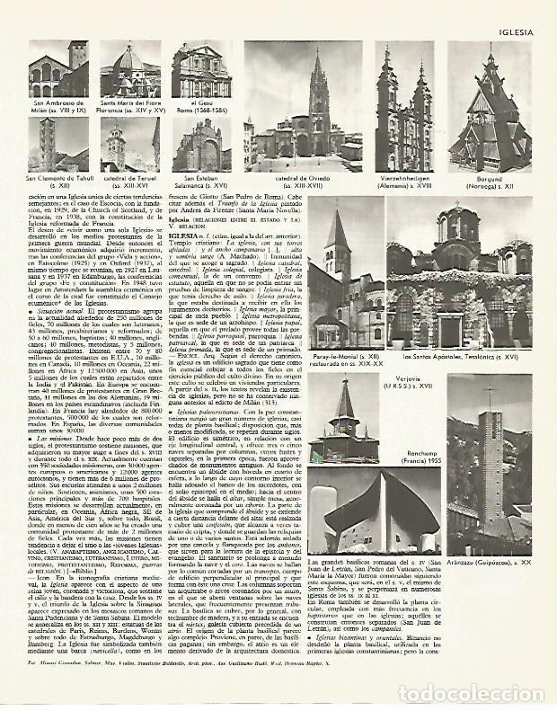 Postkarten: LAMINA LAROUSSE 70134: Iglesias - Varios