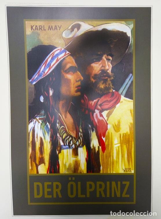 Postcards: Lamina Karl May numero 02: formato 42 x 56 cm , para enmarcar - karl May