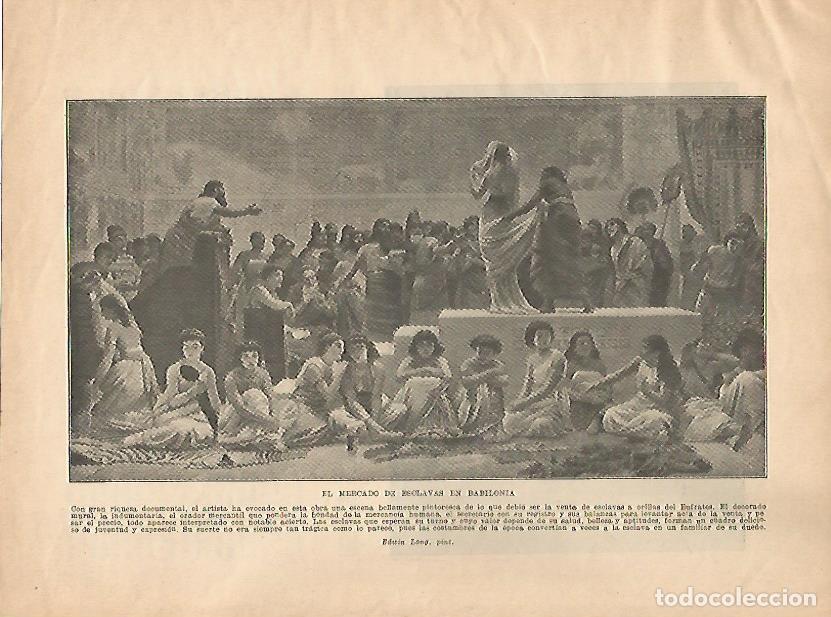 Postkarten: LAMINA 5061: Mercado de esclavas en Babilonia - Guillermo de Boladeres