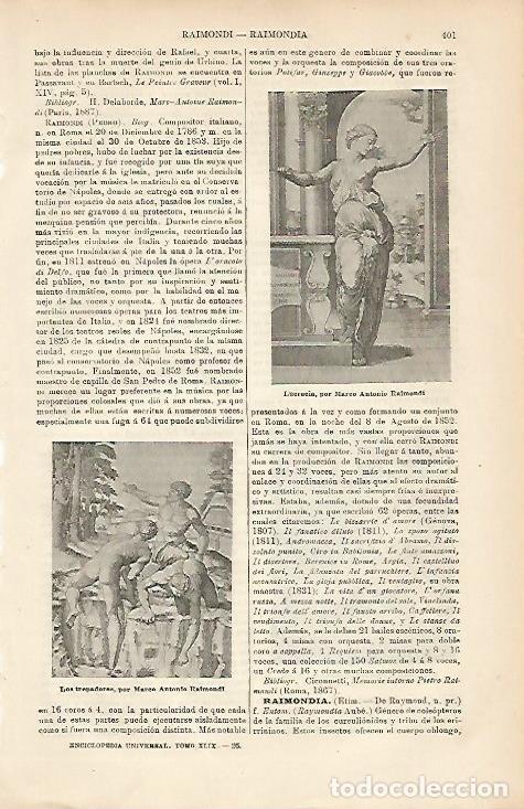 Postais: LAMINA ESPASA 5031: Lucrecia por M.A. Raimondi - Varios Autores