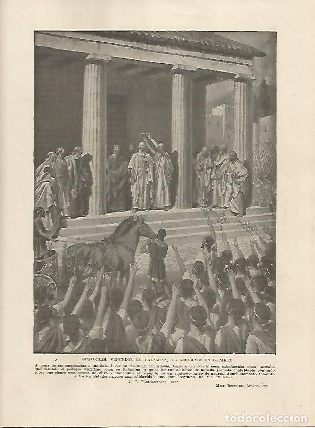 Postkarten: LAMINA 5156: Temistocles aclamado en Esparta - Guillermo de Boladeres