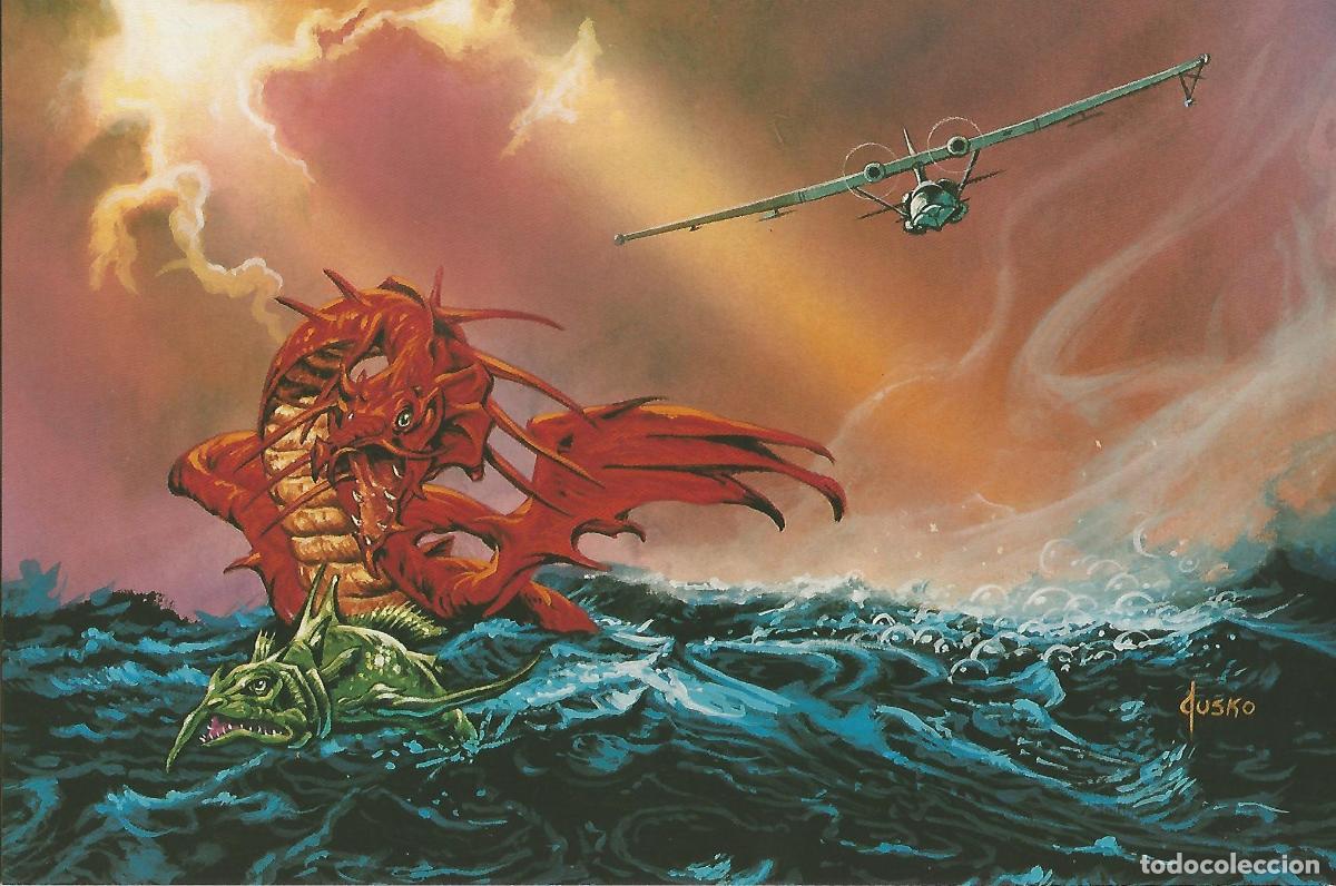 Cartes Postales: Colossal Card 100: Joe Jusko. The Boiling Sea - Joe Jusko