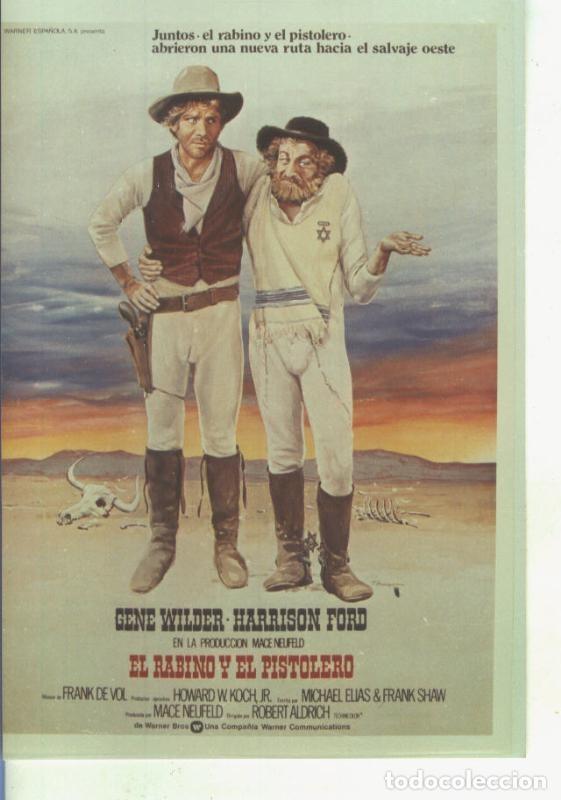 Cartes Postales: Foto cine 497: El rabino y el pistolero (Gene Wilder-Harrison Ford) - Varios