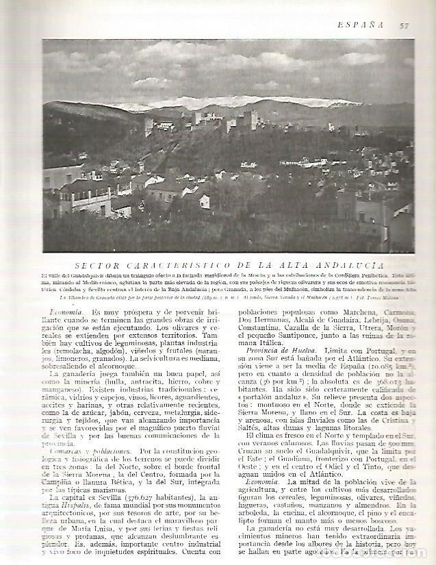 Postkarten: LAMINA 3066: ESPA&Ntilde;A. Vista general de la Alhambra de Granada - Ramon Otero Pedrayo