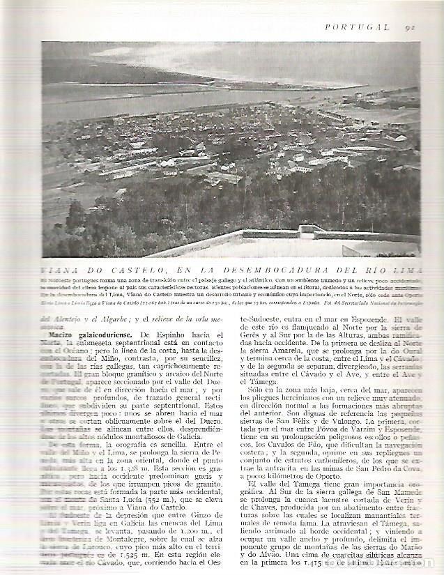 Postales: LAMINA 3078: PORTUGAL. El rio Limia en Viana do Castelo - Ramon Otero Pedrayo
