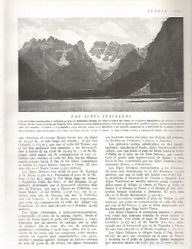 Postais: LAMINA 3097: ITALIA. Alpes del Trentino - Ramon Otero Pedrayo