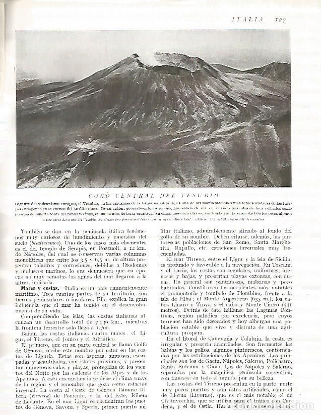 Postales: LAMINA 3099: ITALIA. Cono central del Vesubio - Ramon Otero Pedrayo