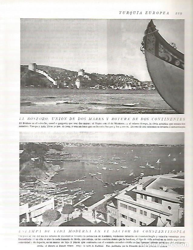 Postais: LAMINA 3151: TURQUIA. El Bosforo. Vista de Estambul - Ramon Otero Pedrayo