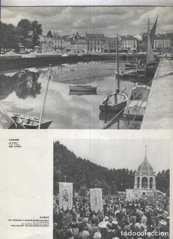 Cartoline: Lamina: La Bretagne: Vannes - Auray - Varios