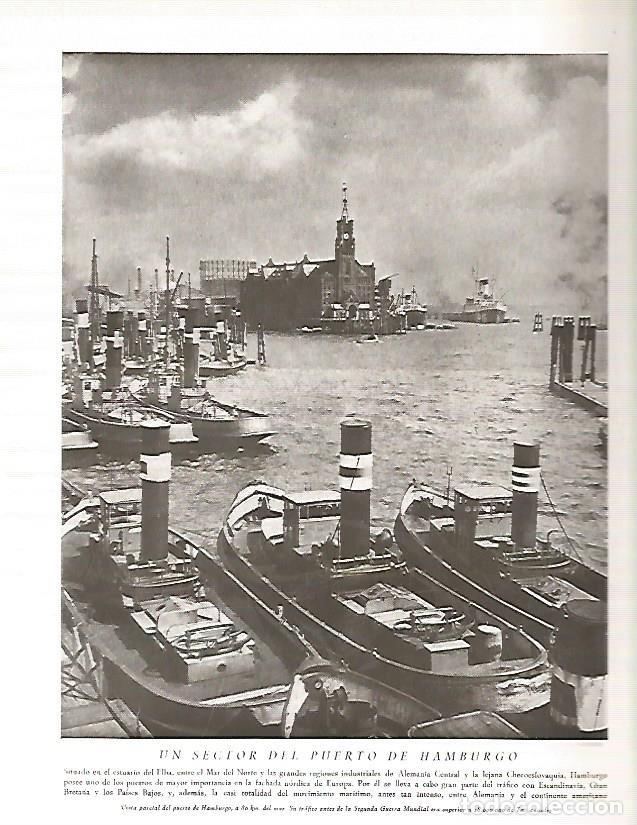Postais: LAMINA 3164: ALEMANIA. Puerto de Hamburgo - Ramon Otero Pedrayo