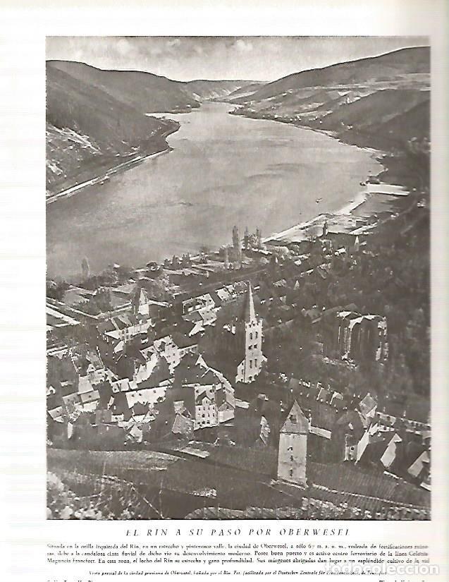 Cartoline: LAMINA 3163: ALEMANIA. El Rin a su paso por Oberwesel - Ramon Otero Pedrayo