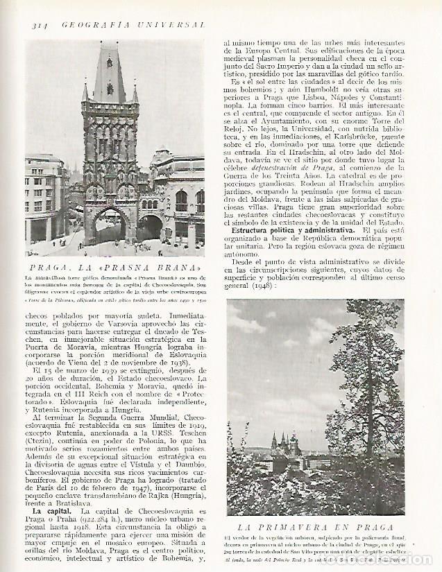 Postkarten: LAMINA 3208: CHECOSLOVAQUIA. Vistas de Praga - Ramon Otero Pedrayo