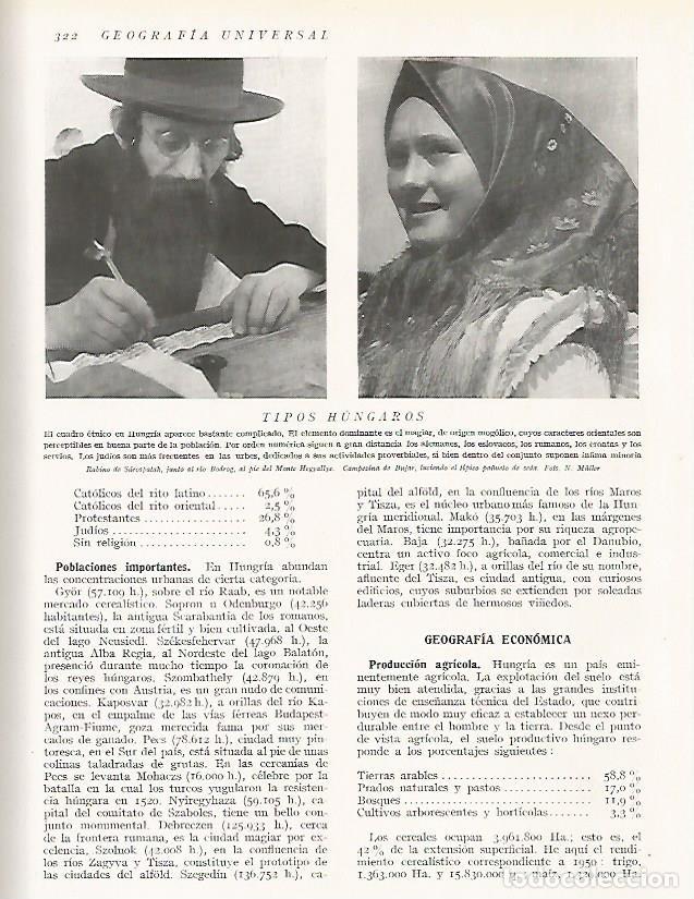 Postais: LAMINA 3213: HUNGRIA. Rabino de Sarospatak. Campesina de Bujar - Ramon Otero Pedrayo