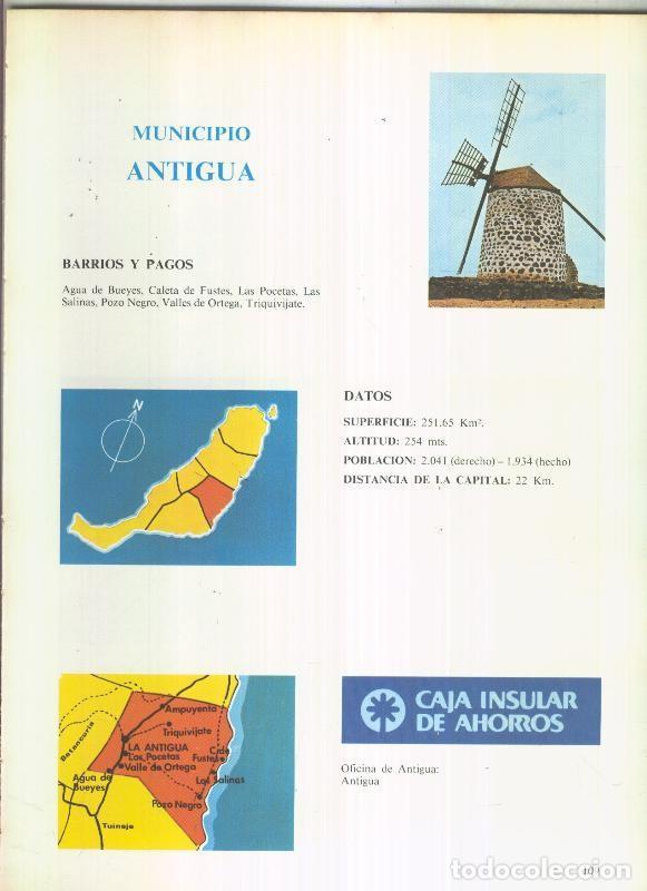 Postales: Municipio Canario de Antigua : 4 paginas, 9 fotos color - varios