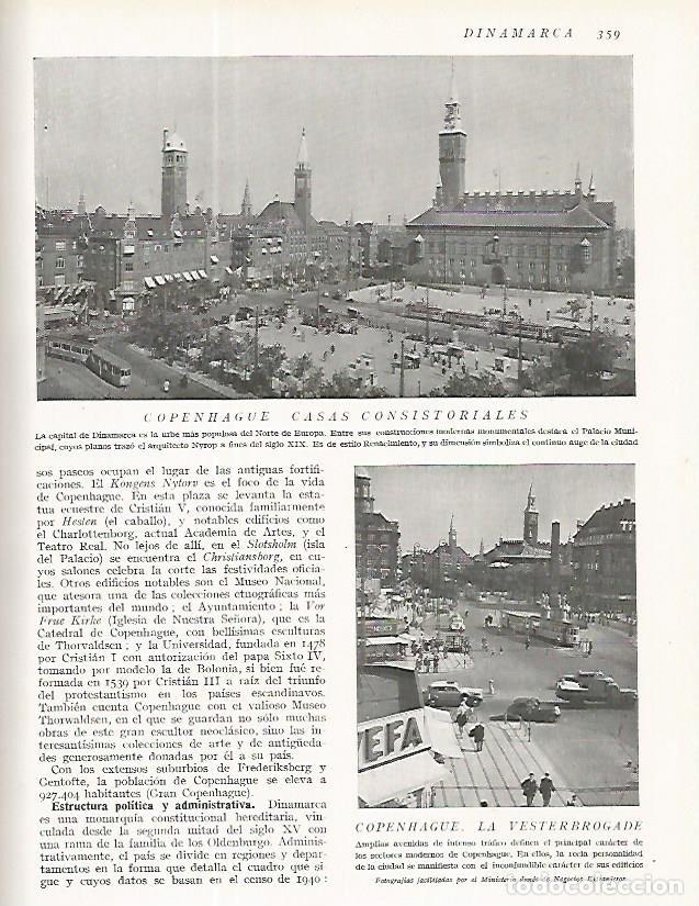 Postais: LAMINA 3231: DINAMARCA. Vistas de Copenhague - Ramon Otero Pedrayo