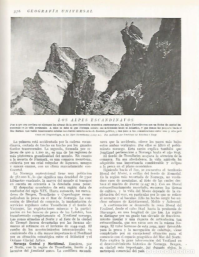 Postkarten: LAMINA 3237: NORUEGA. Cimas del Neugetindeggen - Ramon Otero Pedrayo