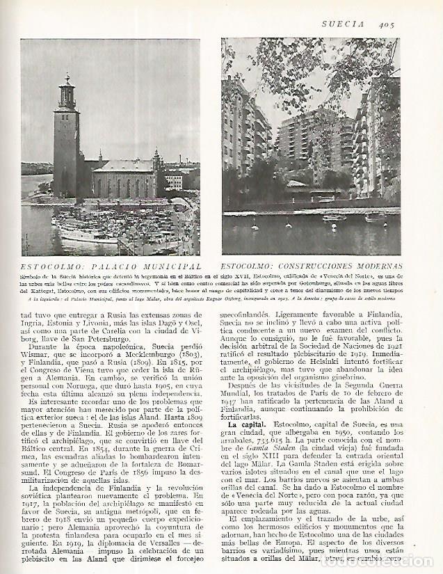 Cartes Postales: LAMINA 3257: SUECIA. Palacio Municipal y Edificios de Estocolmo - Ramon Otero Pedrayo