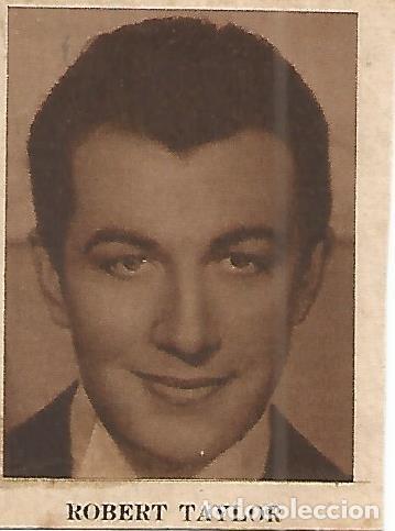 Postales: CROMO 034: ROBERT TAYLOR - Varios - Foto 1