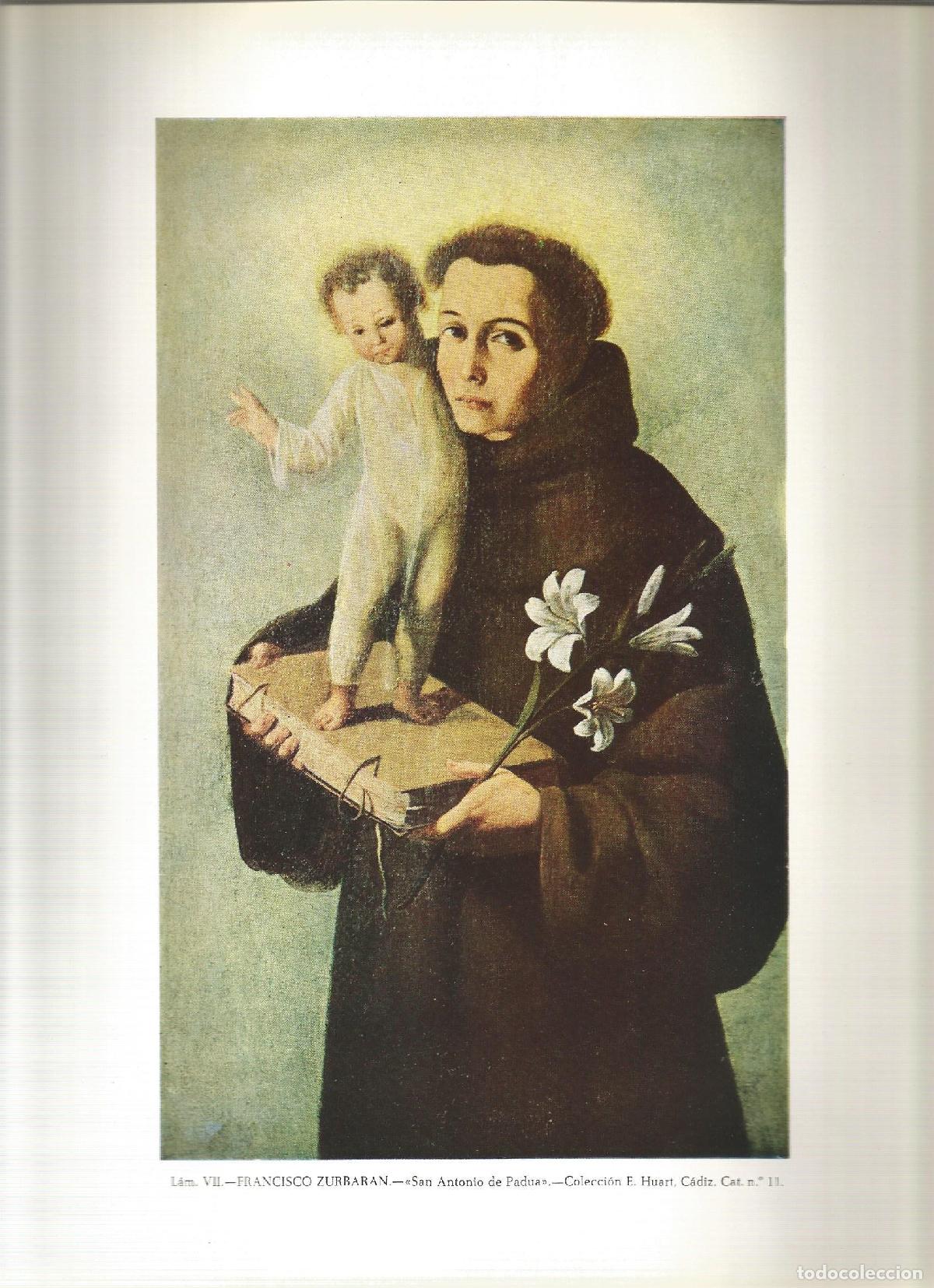 Postales: Lamina 007: Zurbaran. San Antonio de Padua - Ramon Torres Mart&iacute;n