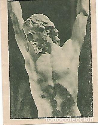 Postkarten: CROMO 0040 GALLINA BLANCA 2o ALBUM. Serie 15 Coros y esculturas religiosas. Numero 2 Cristo en la cr