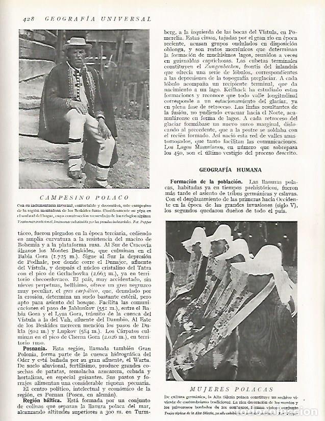 Postales: LAMINA 3269: POLONIA. Trajes tipicos de la Alta Silesia - Ramon Otero Pedrayo