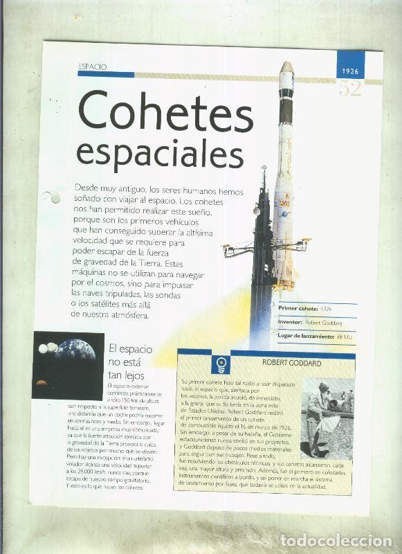 Postales: Cojhetes espaciales: son 4 paginas y - varios
