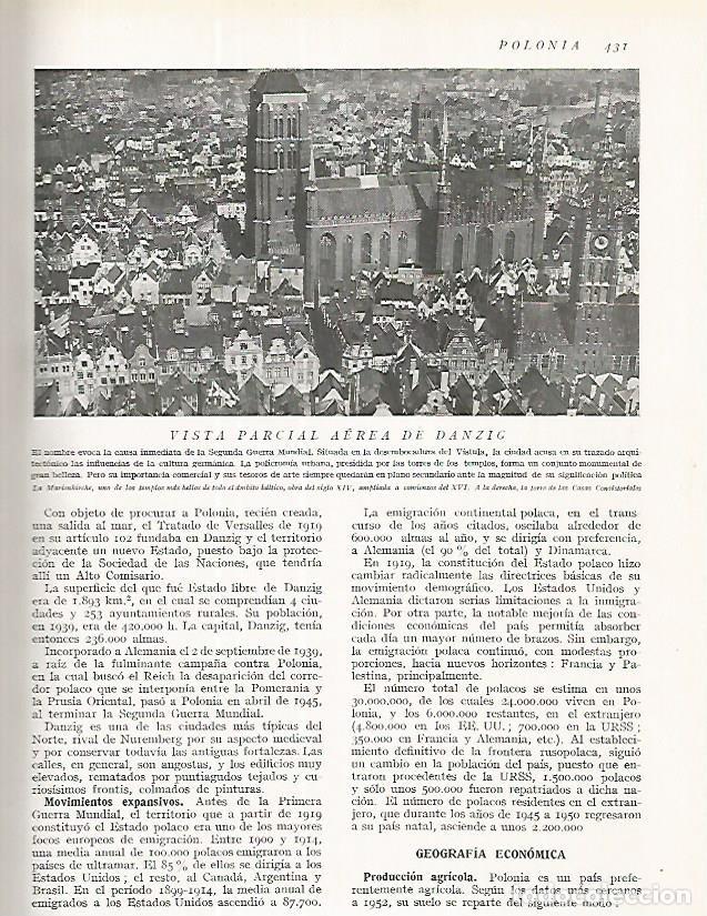 Postkarten: LAMINA 3271: POLONIA. Vista aerea de Danzig - Ramon Otero Pedrayo