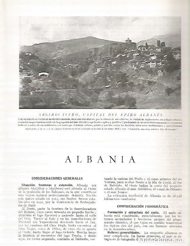 Postcards: LAMINA 3136: ALBANIA. Argirocastro - Ramon Otero Pedrayo