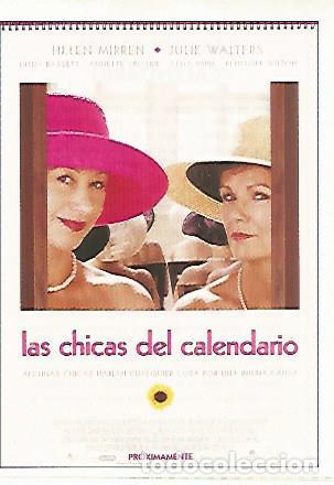 Postales: CROMO CINE 1533: LAS CHICAS DEL CALENDARIO - Varios