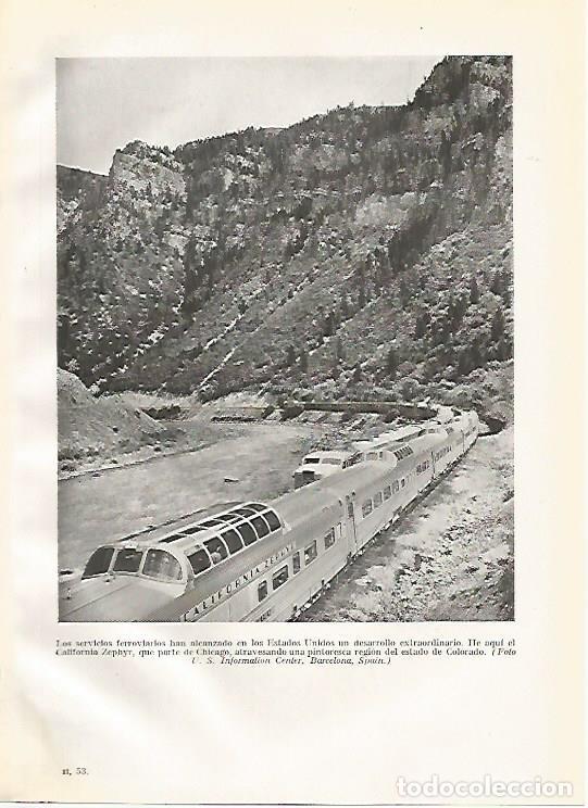 Postkarten: LAMINA GEOGRAFIA 0203: Ferrocarril California Zephyr Estados Unidos - Ricardo Beltran y Vicente Vera