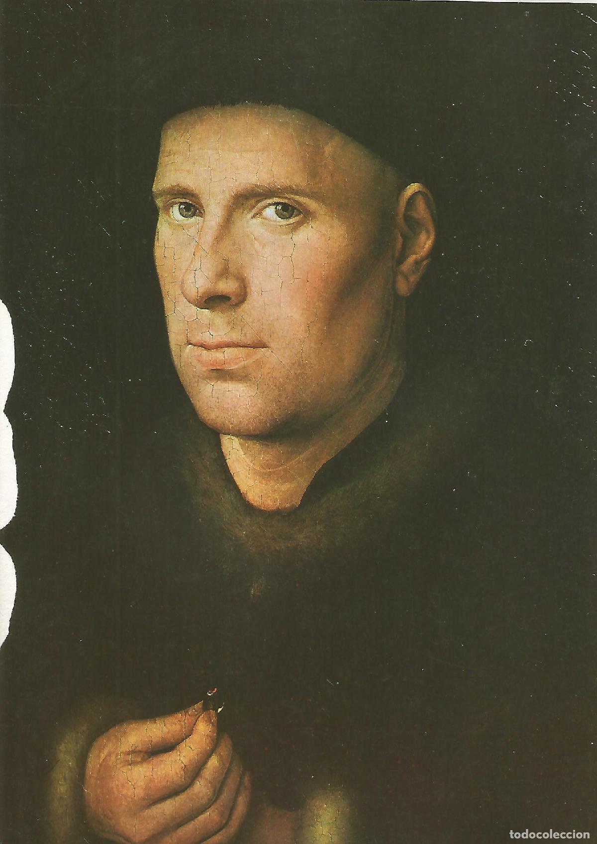 Cartoline: Lamina 062: Jan van Eyck: Retrato de Jan de Leeuw - VV.AA.