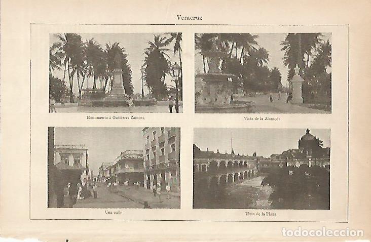 Postkarten: LAMINA ESPASA 6058: Vistas de Veracruz. Mexico - Varios Autores