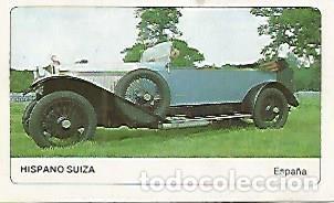 Postales: CROMO 387 ALBUM COCHES MOTOR 16: HISPANO SUIZA - Varios