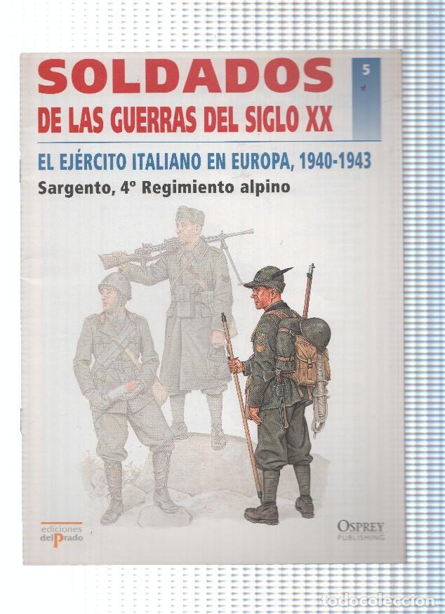 Postales: Soldados de las Guerras del Siglo XX, Numero 05: EL EJERCITO ITALIANO EN EUROPA, 1940-1943 - Osprey
