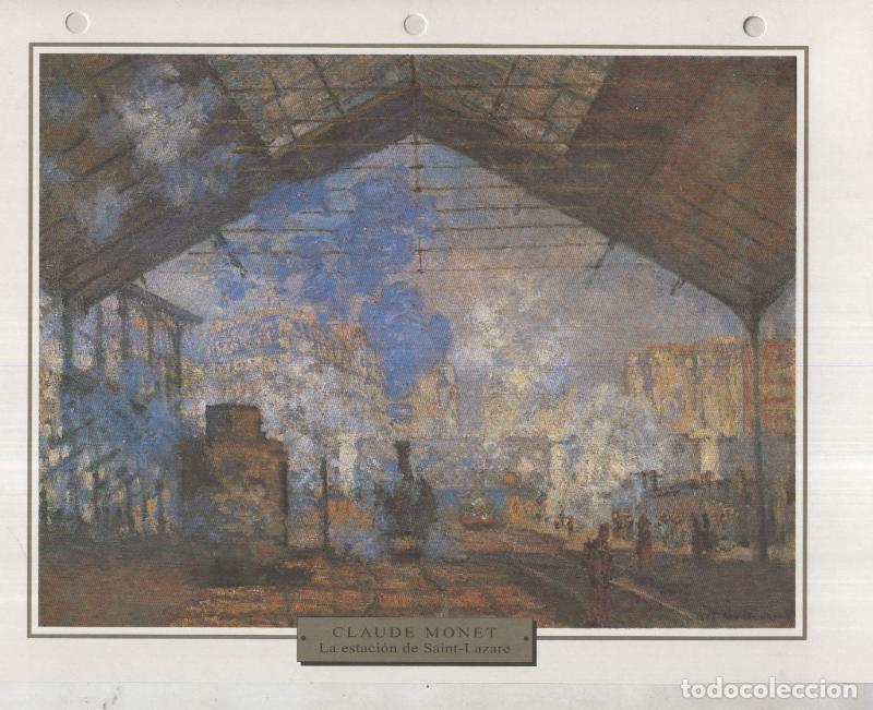 Postkarten: Lamina 06: Claude Monet: La estacion de Saint-Lazare - Varios