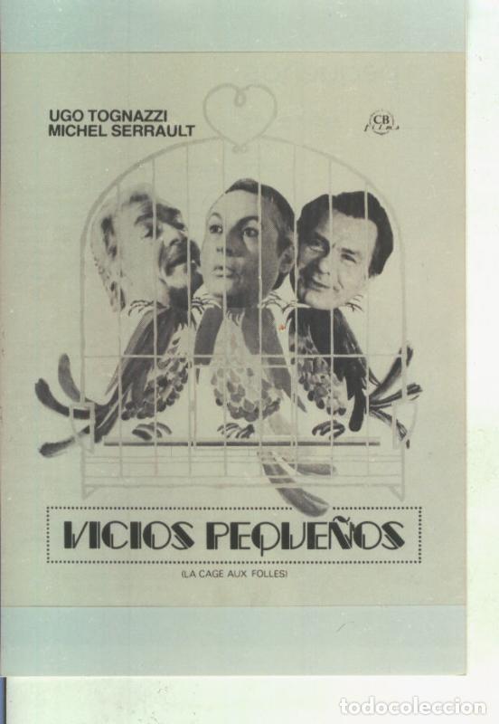 Cartes Postales: Foto cine 386: Vicios peque&ntilde;os (Ugo Tognazzi-Michel Serrault) - Varios