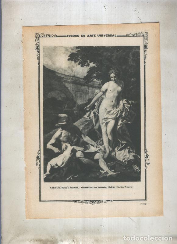 Postkarten: Lamina 012: Venus y Mercurio de Van Loo - Varios