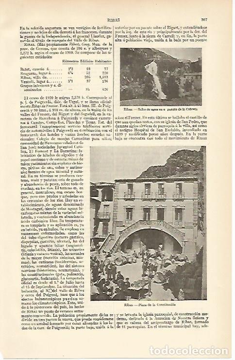 Postkarten: LAMINA ESPASA 6560: Vistas de Ribes Girona - Varios Autores