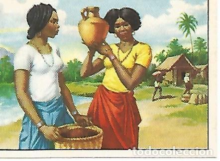 Cartes Postales: CROMO CHOCOLATES BATANGA - Album no 1 A traves de Africa. Serie VIII. Cromo no 4. Los Bubis - Var