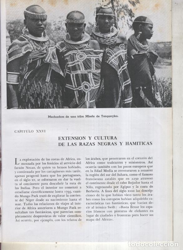 Cartes Postales: Jose Pijoan: Historia del Mundo volumen 1, capitulo 26: Extension y cultura - Varios