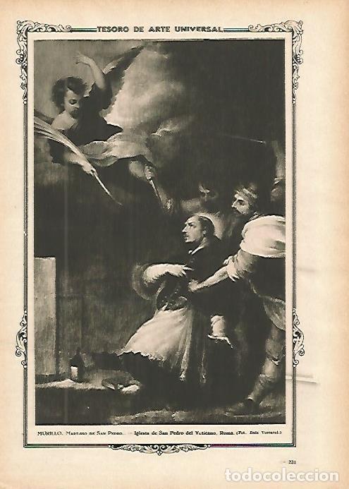 Cartoline: LAMINA 1368. MURILLO. Martirio de San Pedro - Varios