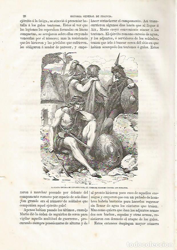 Postkarten: LAMINA 3319: La Galia entera se levanto contra Roma - Varios