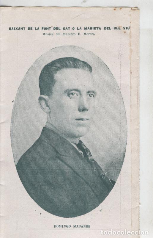 Cartes Postales: Baixant de la Font del Gat o La Marieta del Ull Viu: Domingo Masanes - Varios