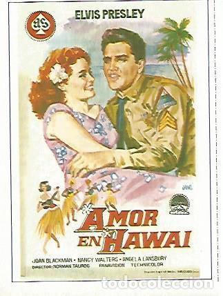Postkarten: CROMO CINE 1507: AMOR EN HAWAI - Varios
