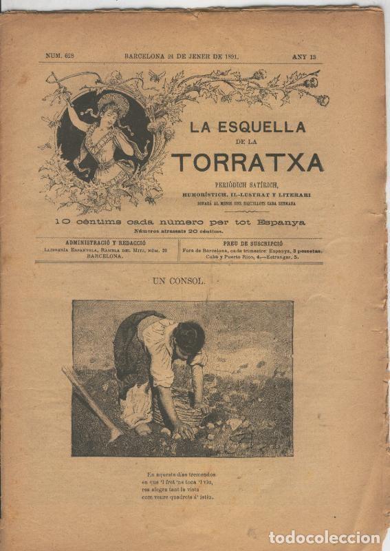 Cartes Postales: La esquella de la Torratxa numero 0628 del 24 enero 1891 - Varios