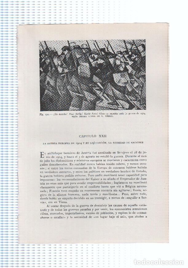 Cartes Postales: Historia del Mundo bloque 22: La guerra europea de 1914 ( 24 paginas, 21 fotos b/n, 1 foto color) -