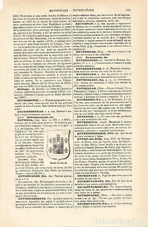 Postales: LAMINA ESPASA 16501: Escudo de Entrena Logro&ntilde;o - Varios