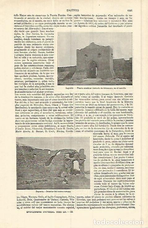Postkarten: LAMINA ESPASA 17150: Puerta mudejar en Sagunto Valencia - Varios